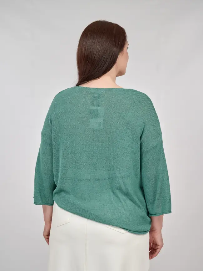 Джемпер облегченный ЭттоПлюс 25107-1 Размер 50-58. фото 101