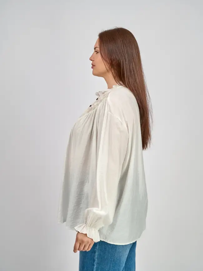 Блуза с гипюром 8013 размер 50- 58 фото 14