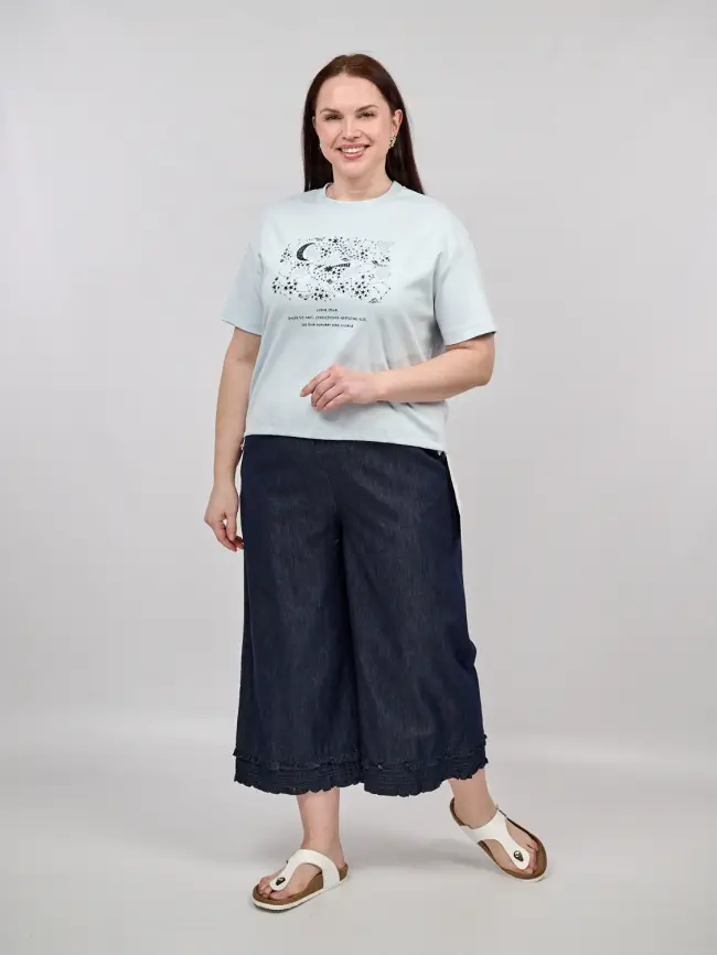 Футболка с принтом 95143 Размер 50-54 фото 7